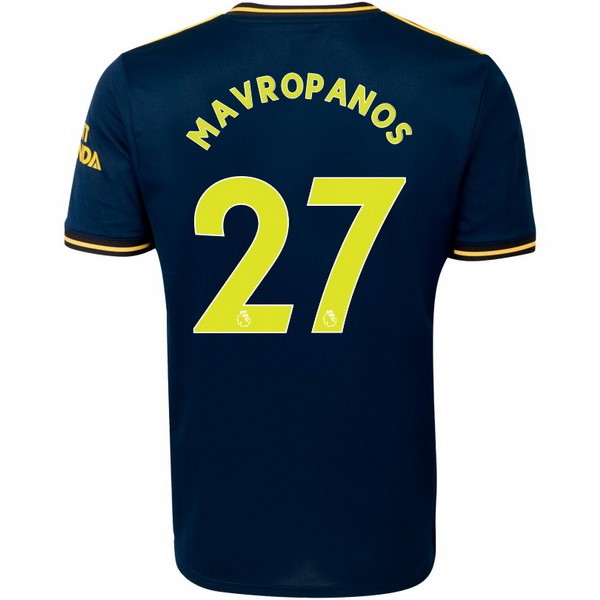 Maillot Football Arsenal NO.27 Mavropanos Third 2019-20 Bleu